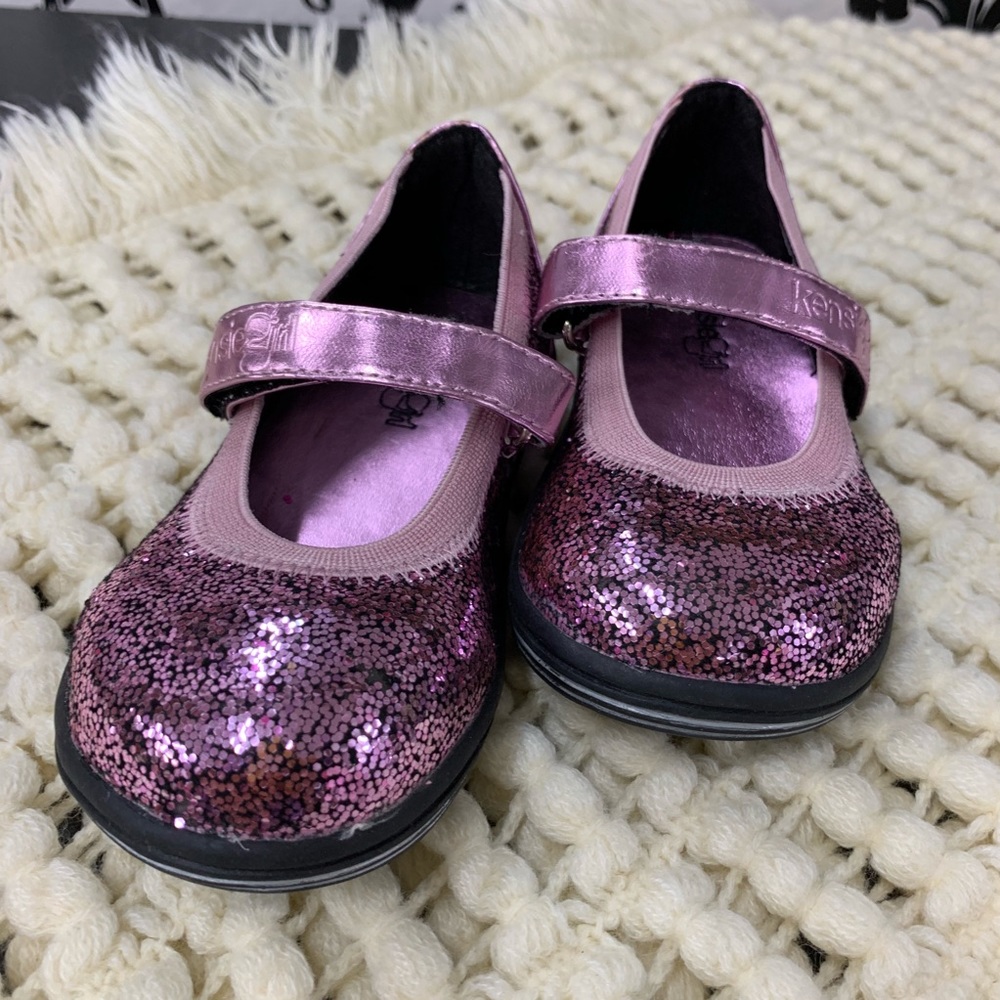 New without tags‎ Kensie girl pink glitter shoes